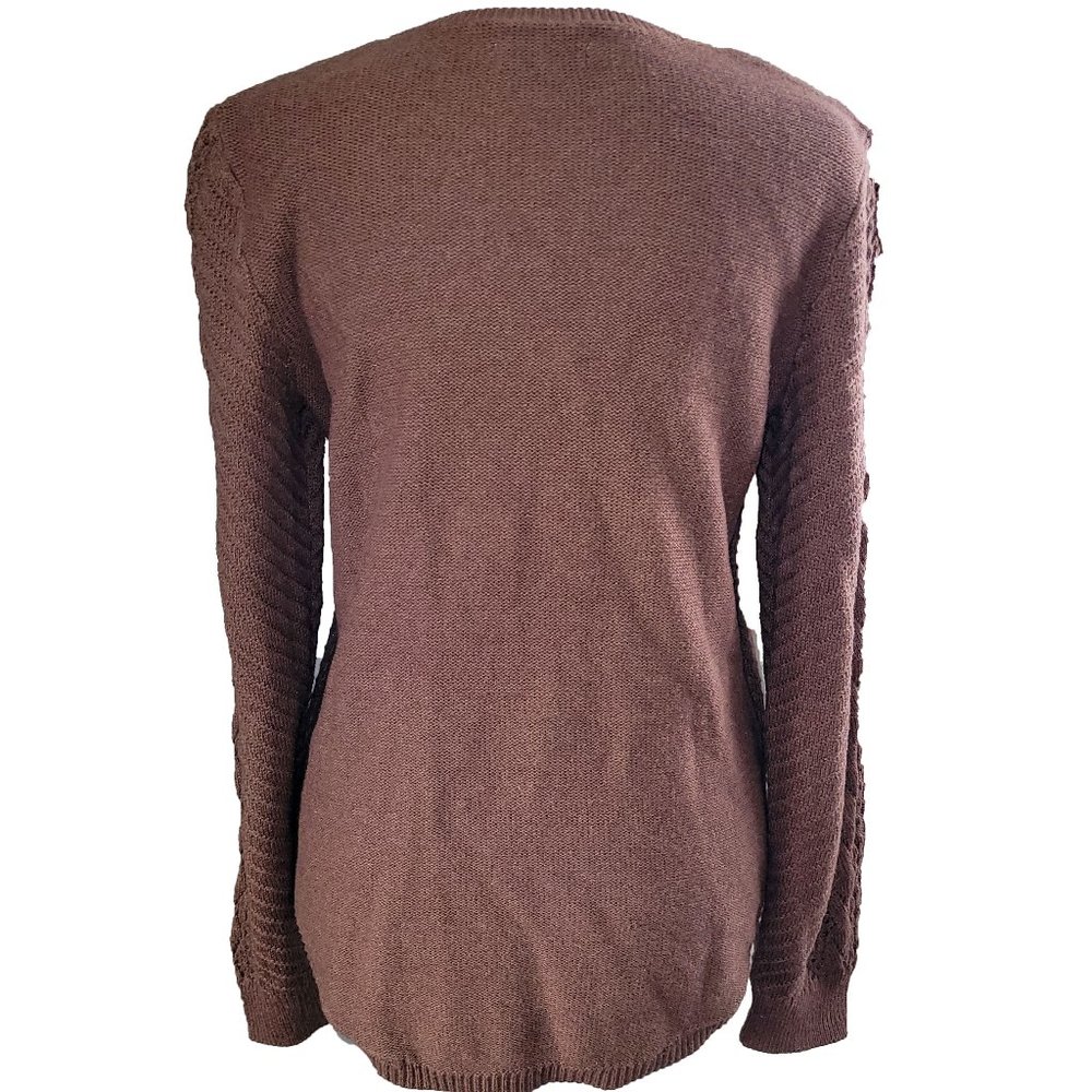 Sonoma Brown Sweater Size S - Picture 3 of 6